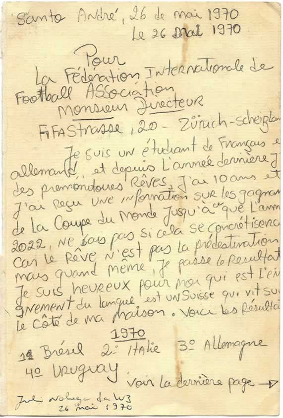 carta para fifa
